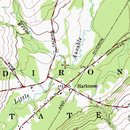 Topographic Map of Furnace Brook, NY