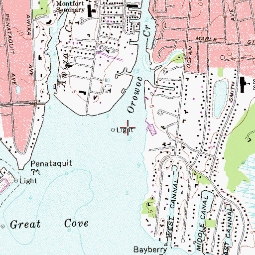 Topographic Map of Orowoc Creek, NY