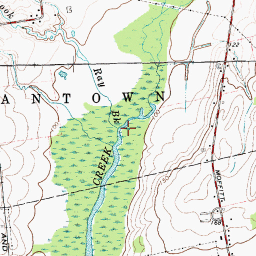 Topographic Map of Rea Brook, NY