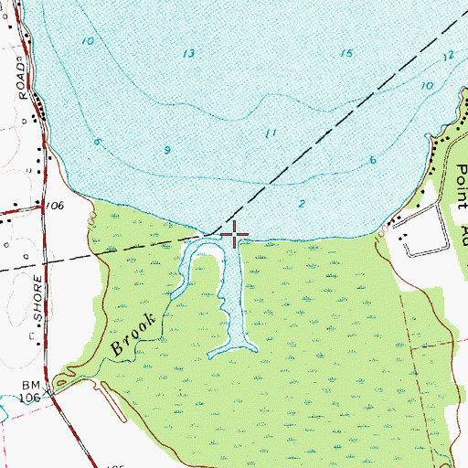 Topographic Map of Riley Brook, NY