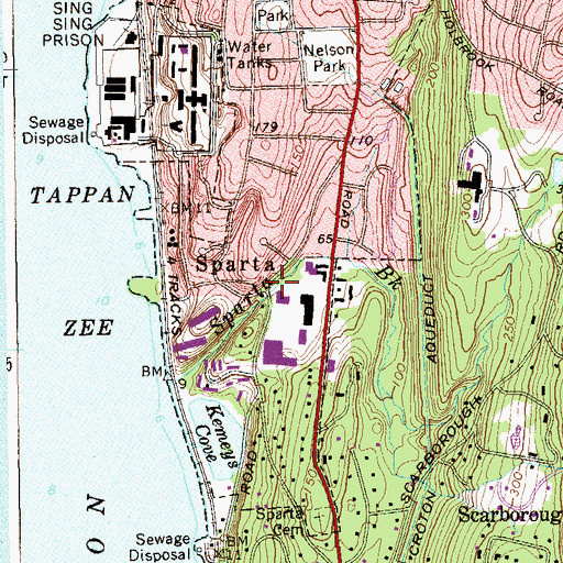 Topographic Map of Sparta, NY