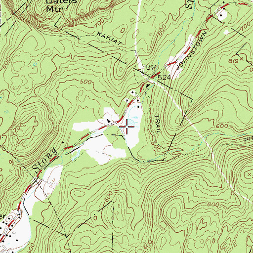 Topographic Map of Spring Brook, NY