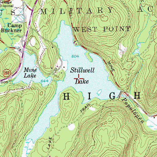 Topographic Map of Stilwell Lake, NY