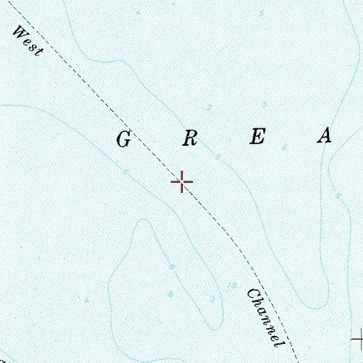 Topographic Map of West Channel, NY