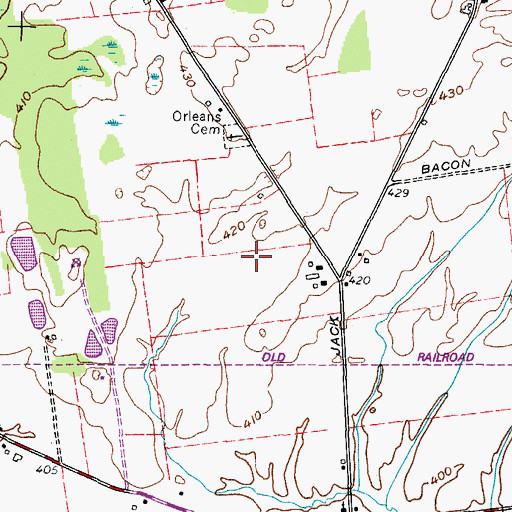 Topographic Map of Tims Angus Farm Airport (historical), NY