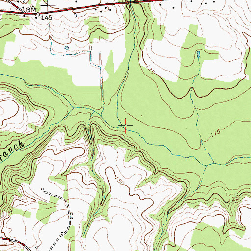 Topographic Map of Kelley Creek, NC