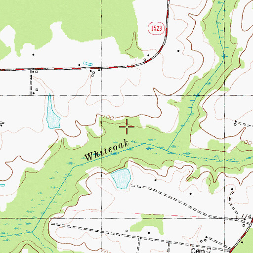 Topographic Map of Harrells Lake, NC