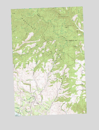 Cooper Ridge, WA USGS Topographic Map