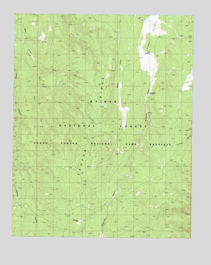 Cooper Ridge, AZ USGS Topographic Map