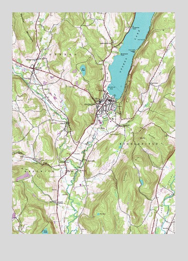 Cooperstown, NY USGS Topographic Map