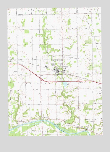 Coopersville, MI USGS Topographic Map