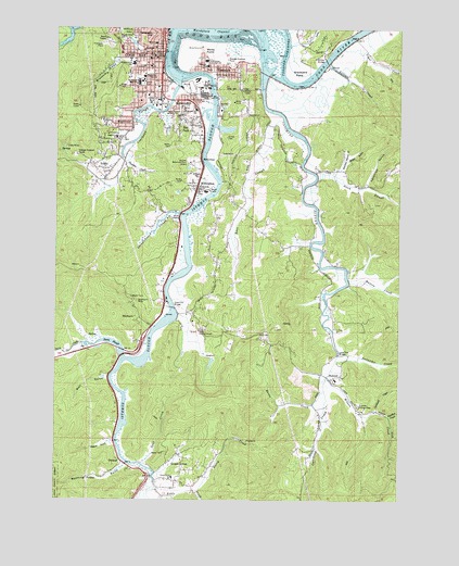 Coos Bay, OR USGS Topographic Map