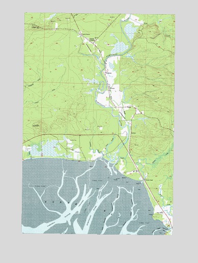 Copalis Crossing, WA USGS Topographic Map