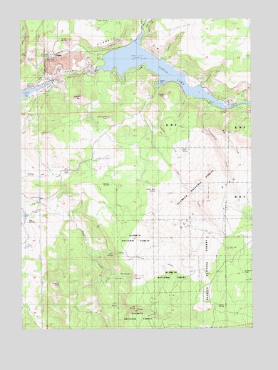 Copco, CA USGS Topographic Map
