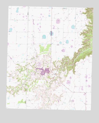 Cope Creek, TX USGS Topographic Map