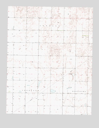Copeland NE, KS USGS Topographic Map