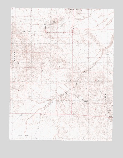 Copper Mountain, NV USGS Topographic Map