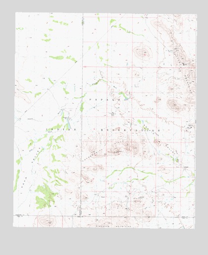 Copperosity Hills, AZ USGS Topographic Map
