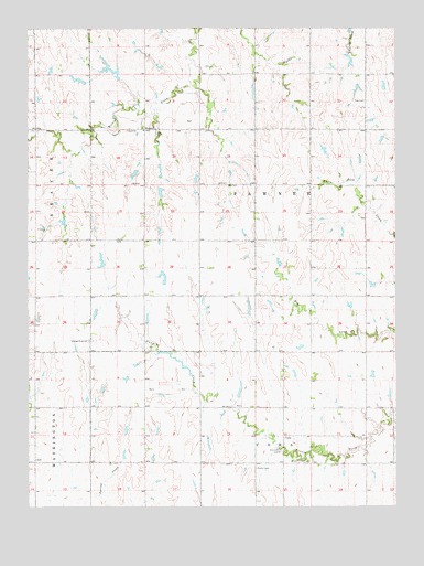 Cora, KS USGS Topographic Map