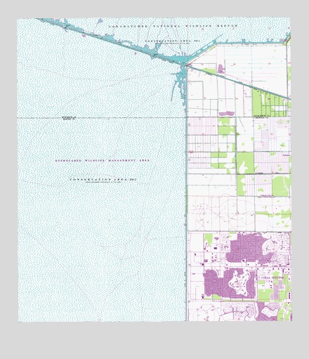 Coral Springs NE, FL USGS Topographic Map