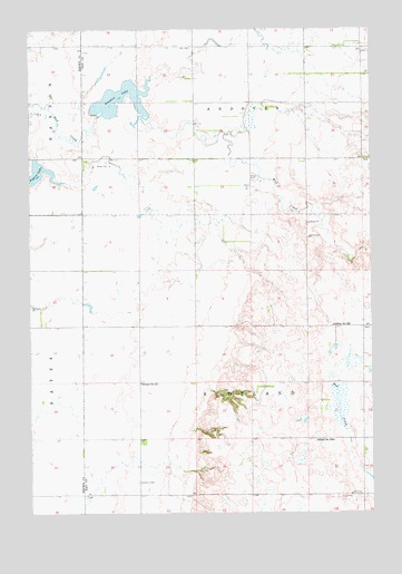 Andover SW, SD USGS Topographic Map