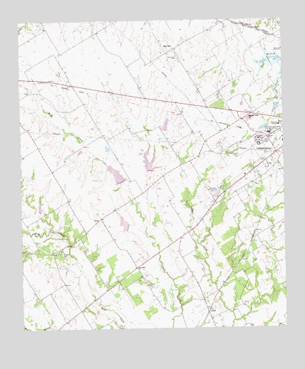 Corbet, TX USGS Topographic Map