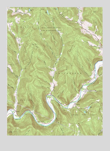 Corbett, NY USGS Topographic Map