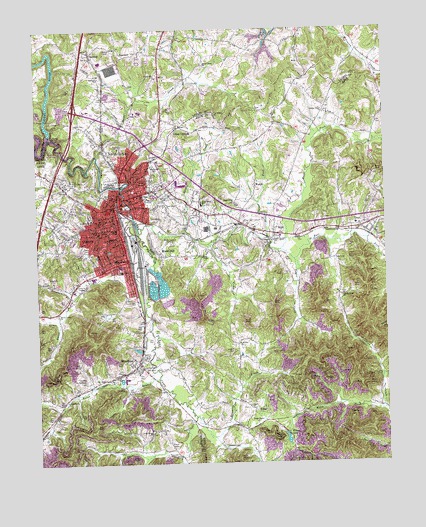 Corbin, KY USGS Topographic Map