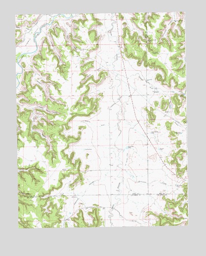 Corbin Canyon, CO USGS Topographic Map