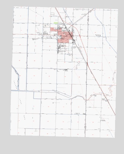 Corcoran, CA USGS Topographic Map