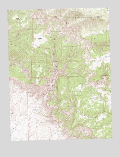 Corcoran Peak, CO USGS Topographic Map