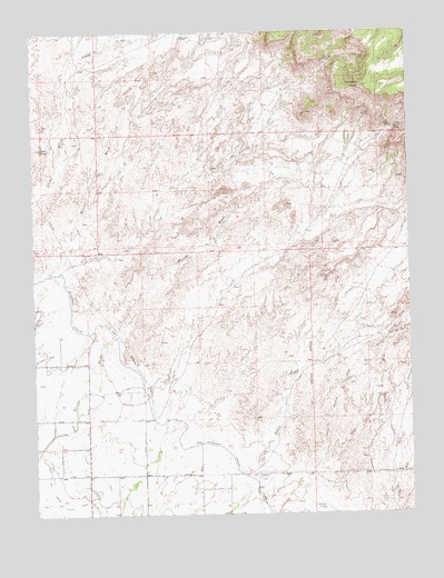 Corcoran Point, CO USGS Topographic Map