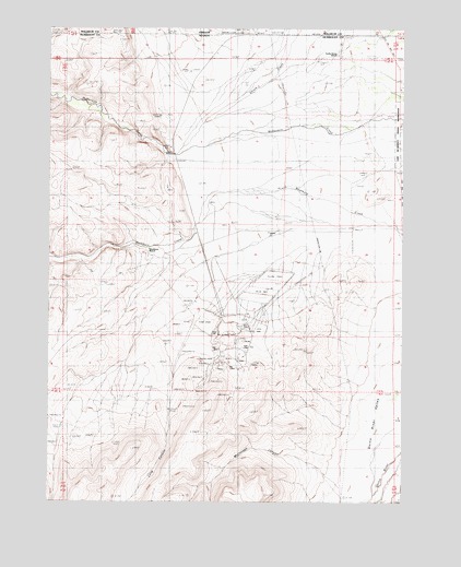 Cordero Mine, NV USGS Topographic Map