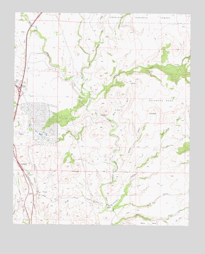 Cordes Junction, AZ USGS Topographic Map