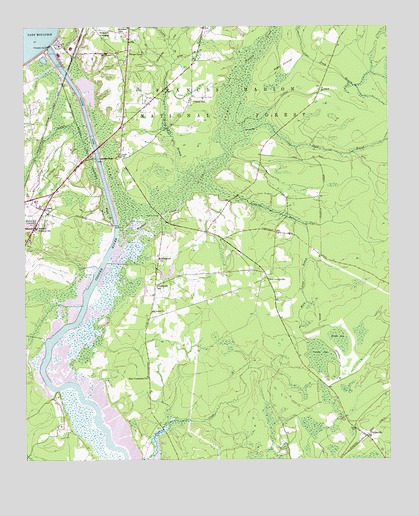 Cordesville, SC USGS Topographic Map