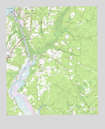 Cordesville, SC USGS Topographic Map