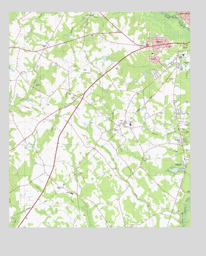 Cordova, SC USGS Topographic Map