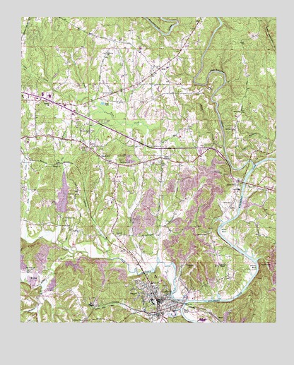 Cordova, AL USGS Topographic Map