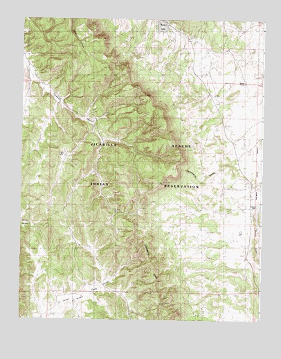 Cordova Canyon, NM USGS Topographic Map