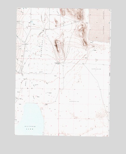 Andrews, OR USGS Topographic Map