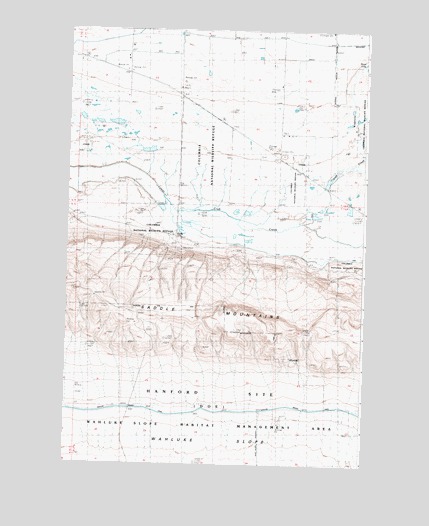 Corfu, WA USGS Topographic Map