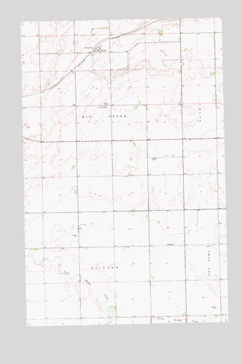 Corinth, ND USGS Topographic Map