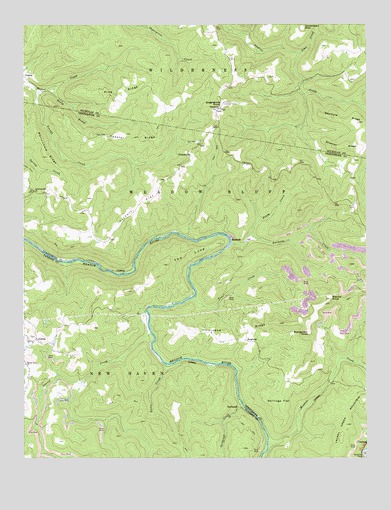Corliss, WV USGS Topographic Map