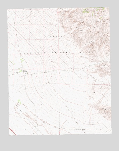 Corn Creek Springs, NV USGS Topographic Map
