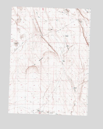 Corn Lake, OR USGS Topographic Map