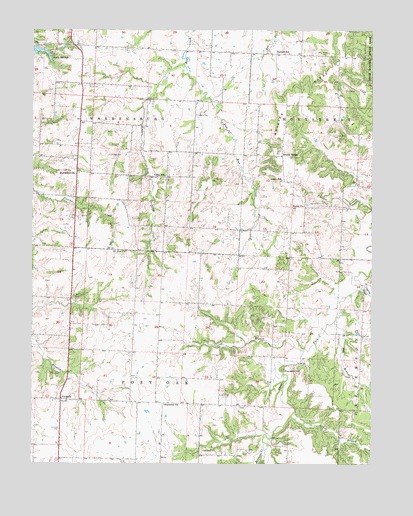 Cornelia, MO USGS Topographic Map