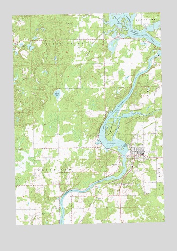 Cornell, WI USGS Topographic Map