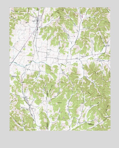 Cornersville, TN USGS Topographic Map