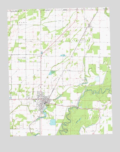 Corning, AR USGS Topographic Map