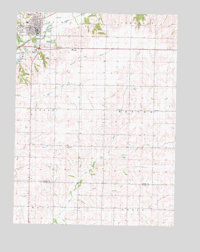 Corning South, IA USGS Topographic Map